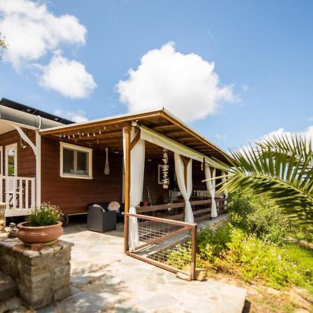 Hakuna Matata Holidays Wooden Lodge With Airco & Pool In Greek Olive Grove Μεθώνη Εξωτερικό φωτογραφία