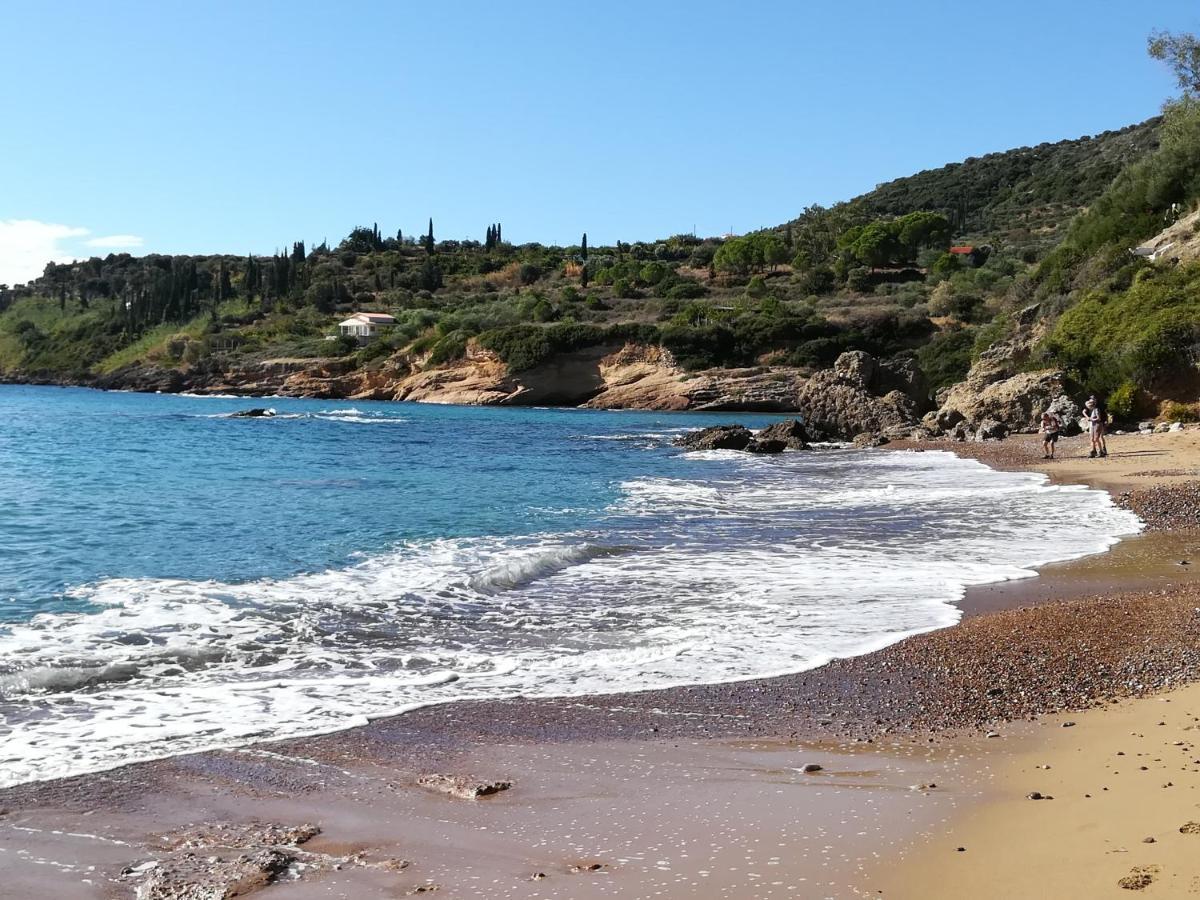 Hakuna Matata Holidays Wooden Lodge With Airco & Pool In Greek Olive Grove Μεθώνη Εξωτερικό φωτογραφία